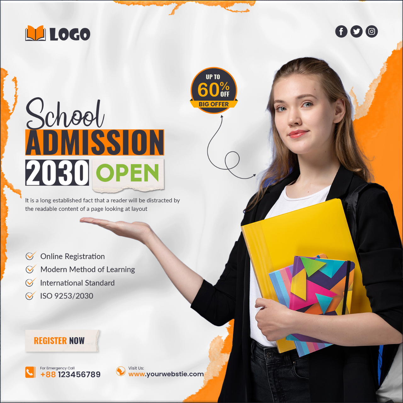 Educational branding design
